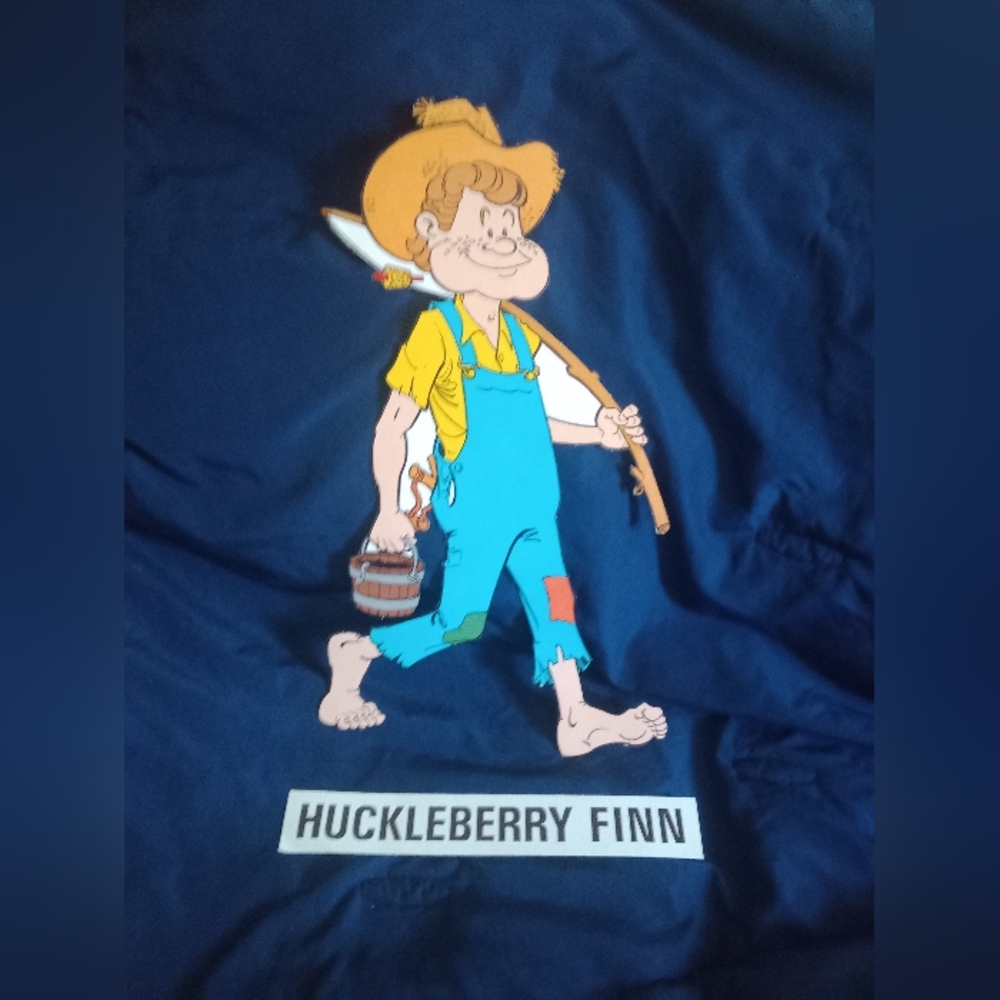 Vintage Huckleberry Finn Teacher 23 1/2" Cut Out Collectible Wall Decor American